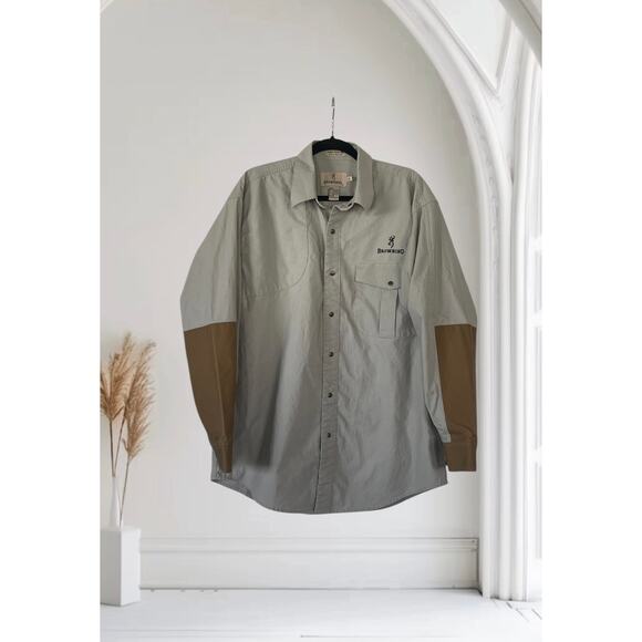 Browning Shirt Mens Cotton Hunting Shirt Super Naturals Padded Large - Picture 1 of 7